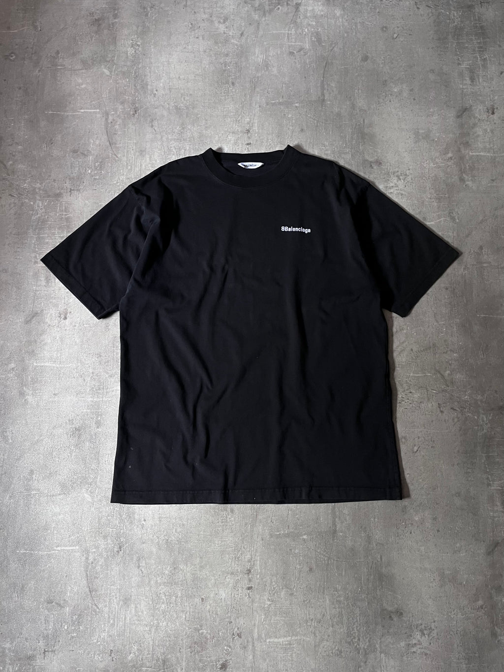 Balenciaga BB Basic Embroidered Logo T-shirt Black Men - S