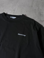 Balenciaga BB Basic Embroidered Logo T-shirt Black Men - S