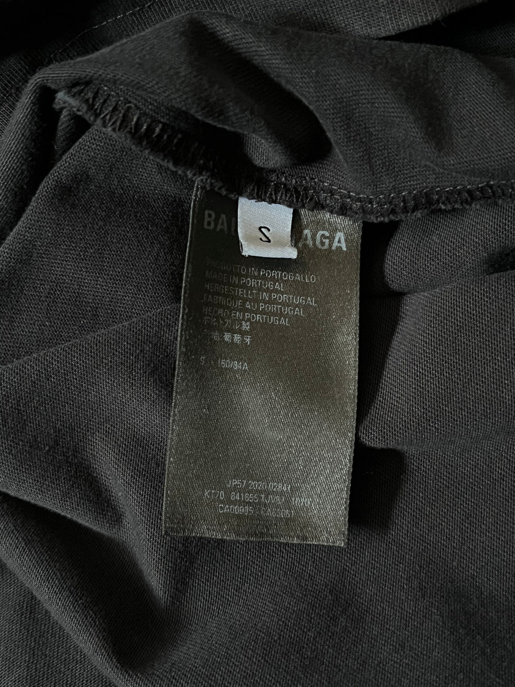 Balenciaga BB Basic Embroidered Logo T-shirt Black Men - S