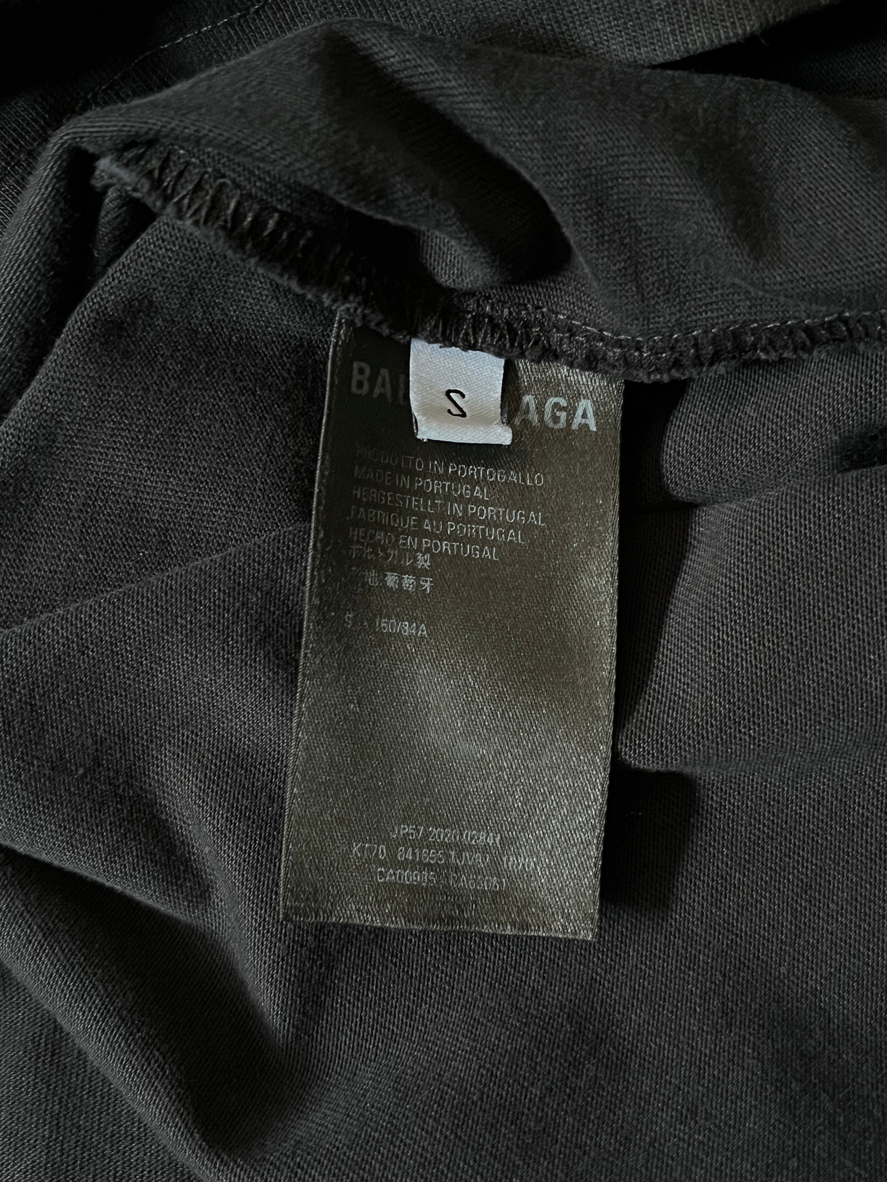 Balenciaga BB Basic Embroidered Logo T-shirt Black Men - S