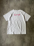 Balenciaga Lipstick Logo Print T-shirt White Men - M