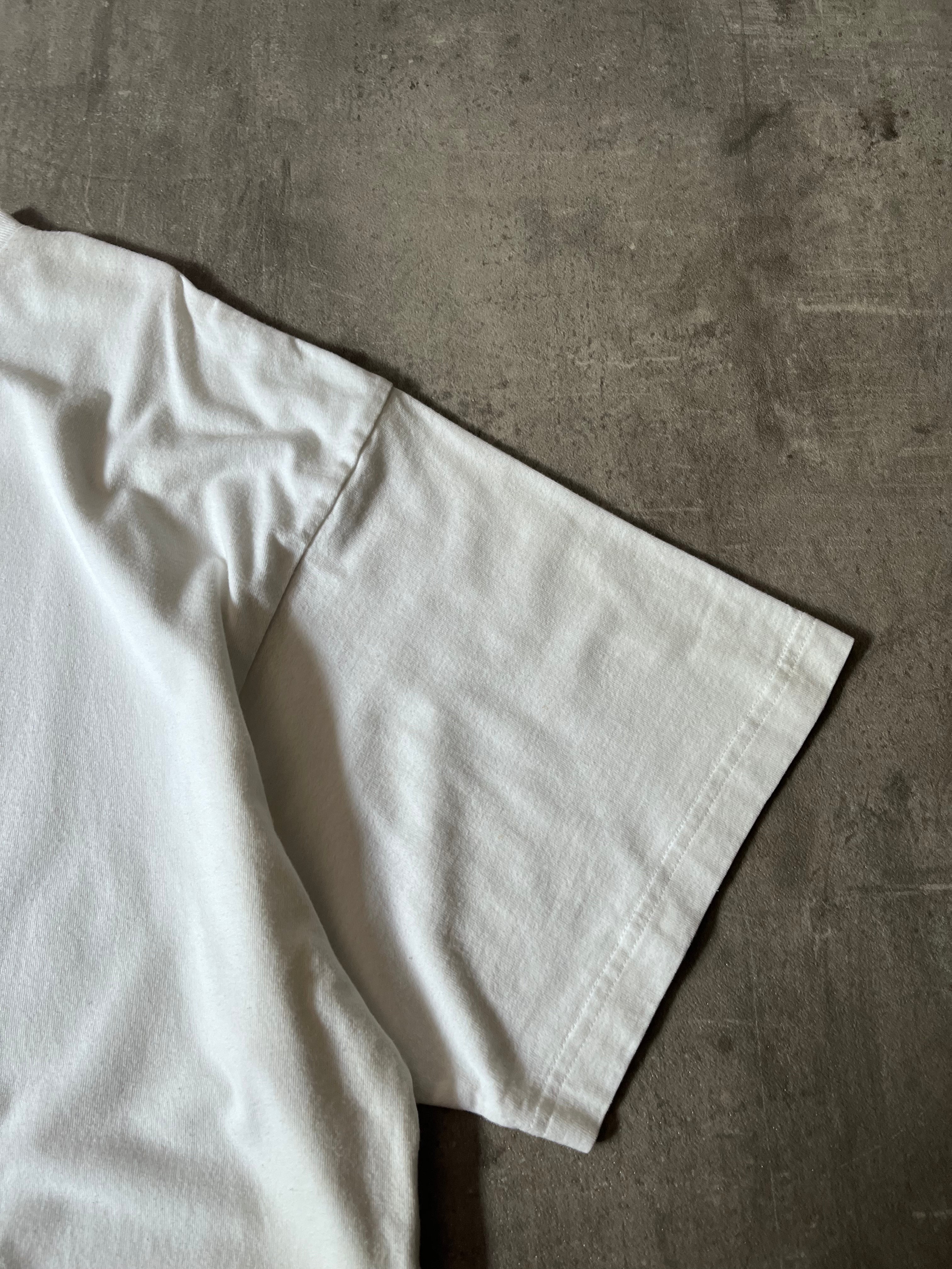 Balenciaga Lipstick Logo Print T-shirt White Men - M