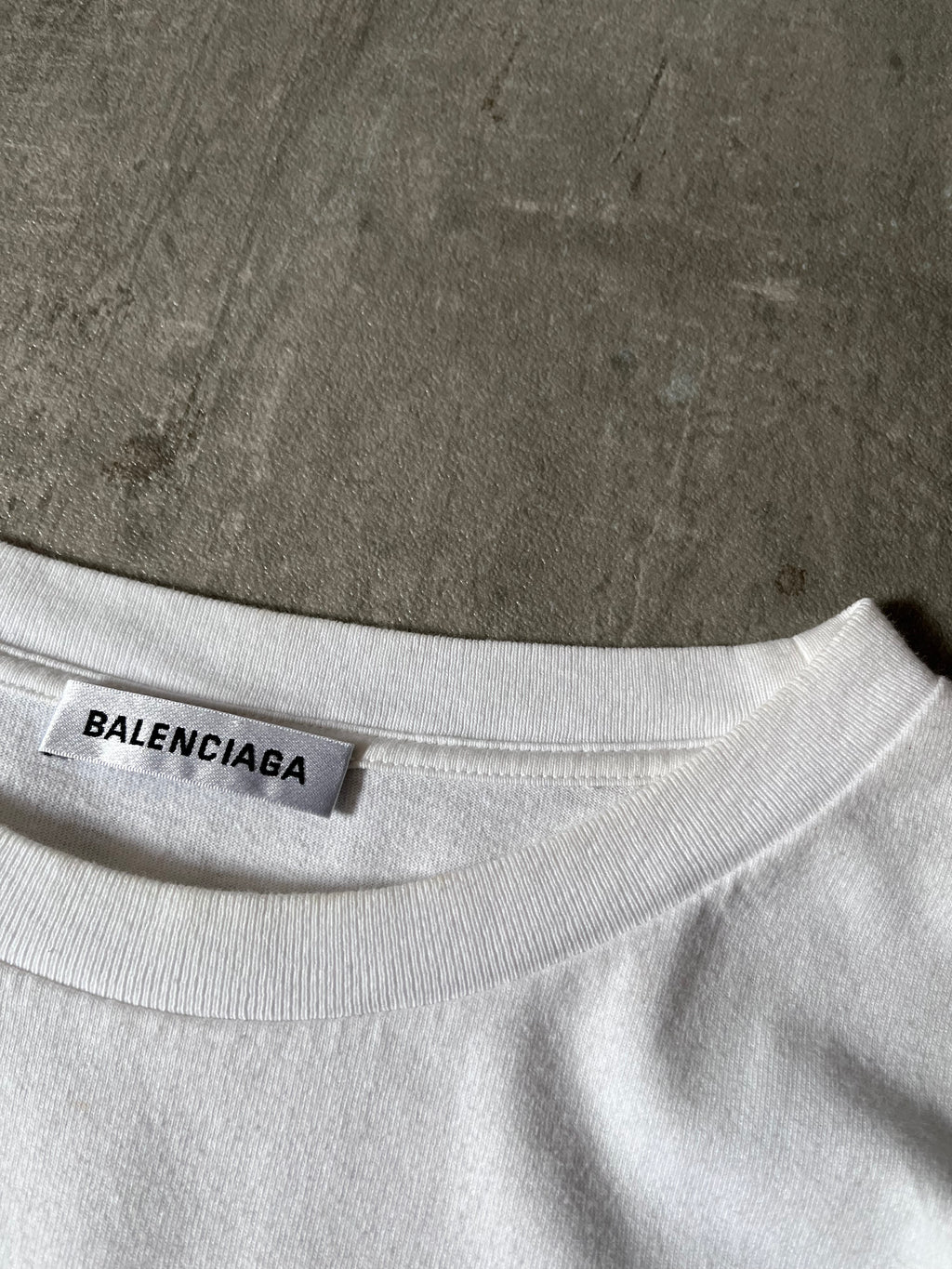 Balenciaga Lipstick Logo Print T-shirt White Men - M