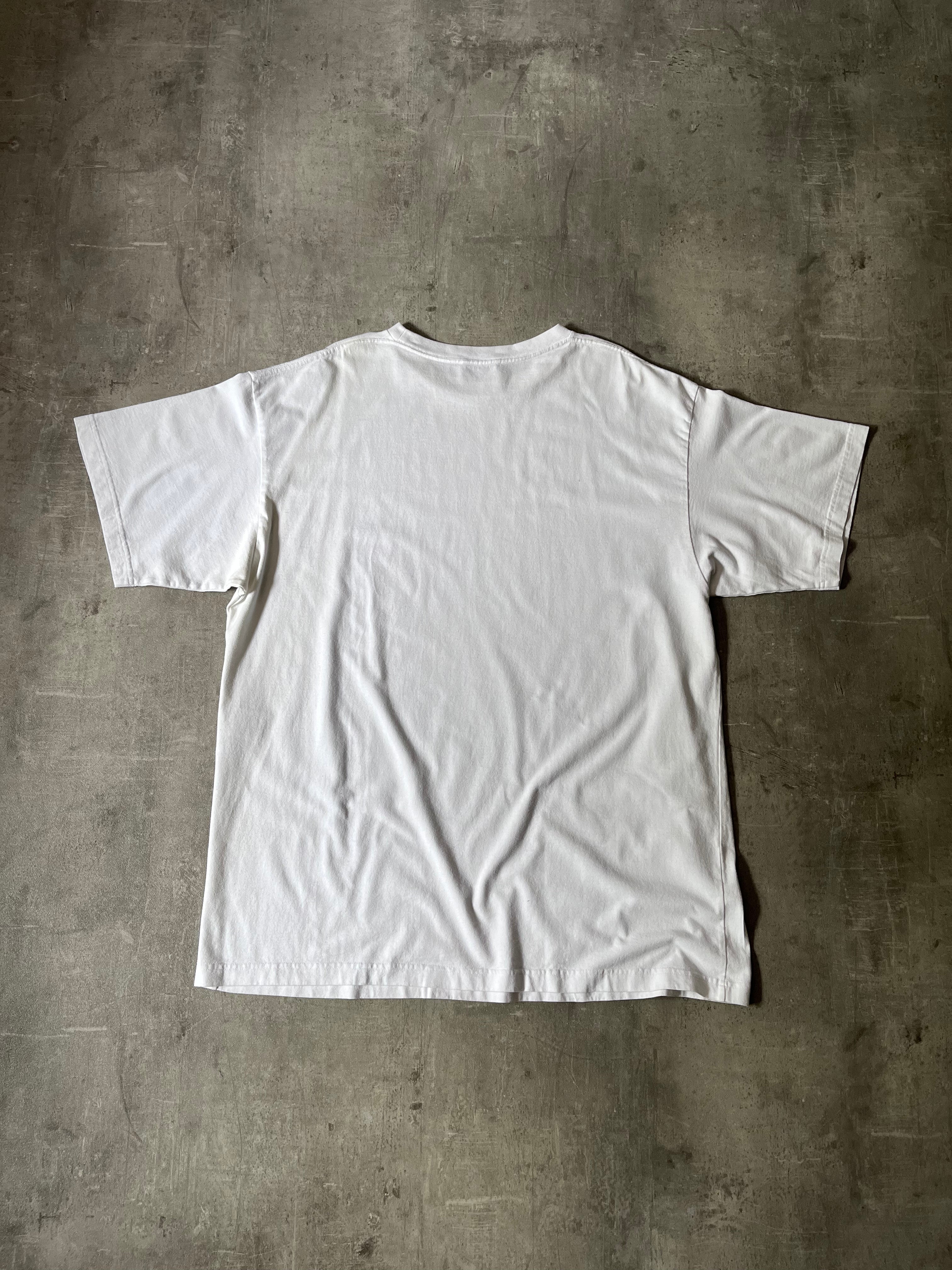 Balenciaga Lipstick Logo Print T-shirt White Men - M