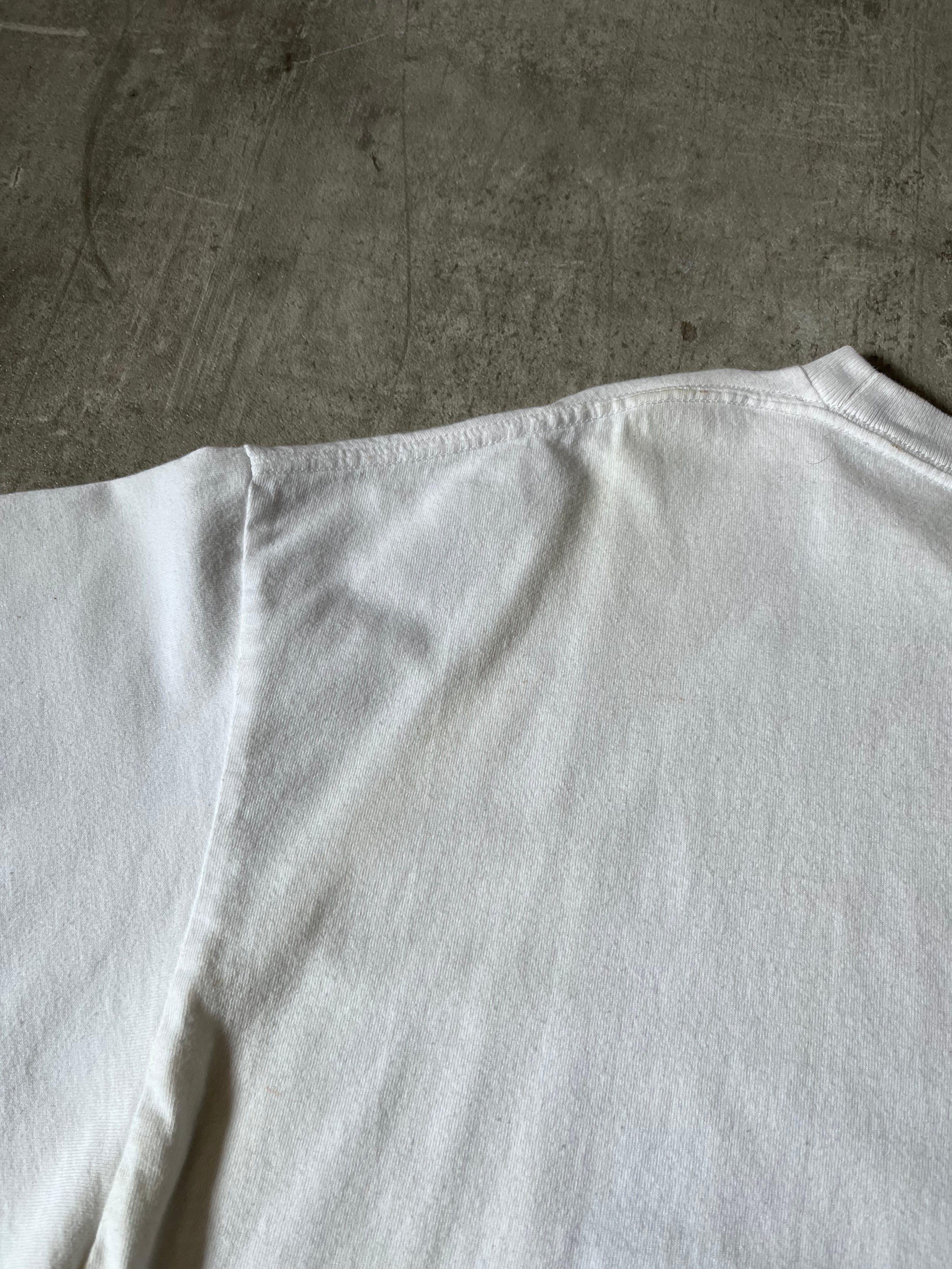 Balenciaga Lipstick Logo Print T-shirt White Men - M