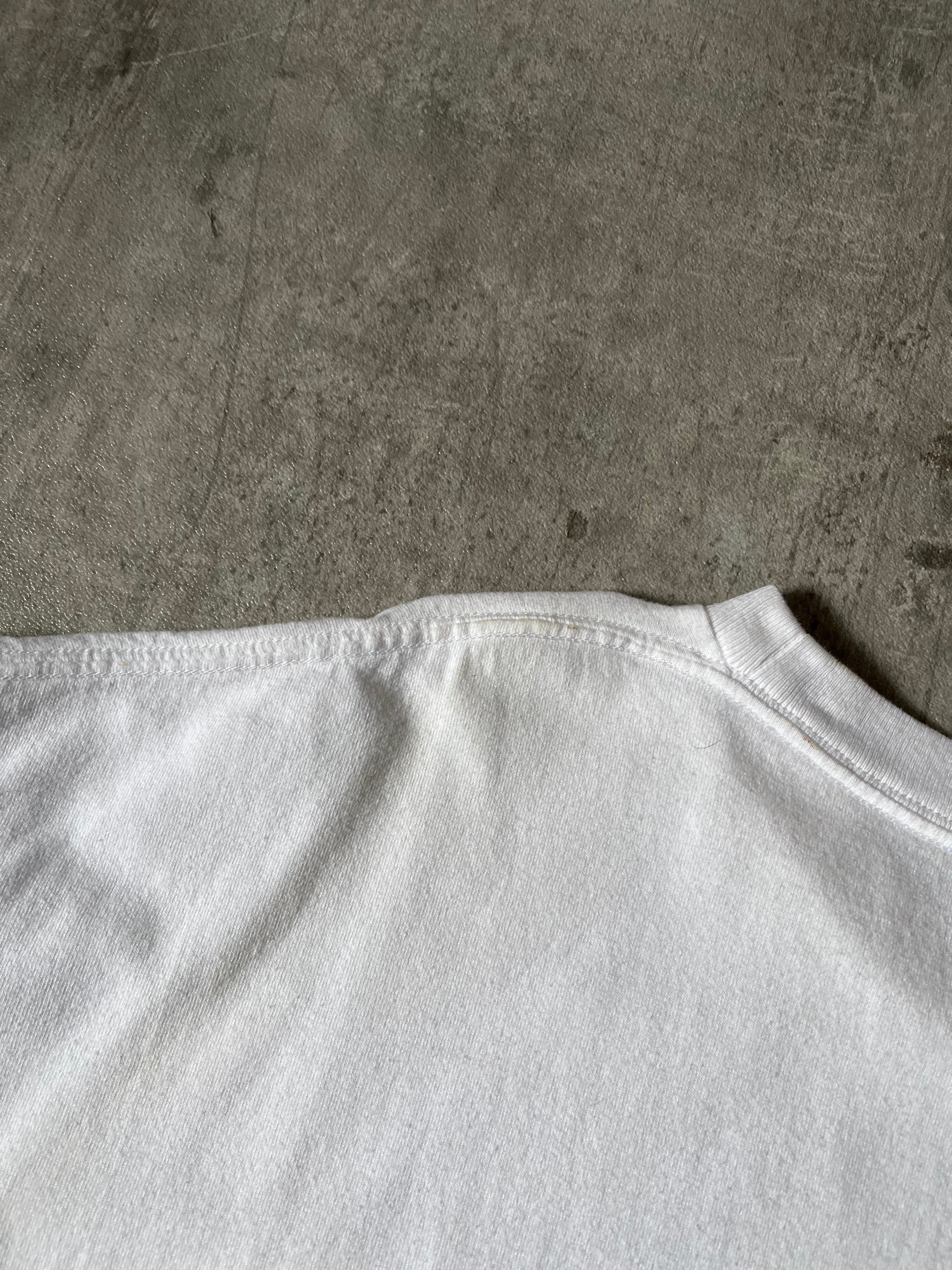 Balenciaga Lipstick Logo Print T-shirt White Men - M