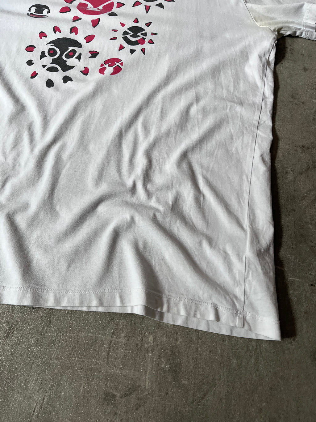 S/S 2018 Maison Margiela Emoji Suns T-shirt White Men - L