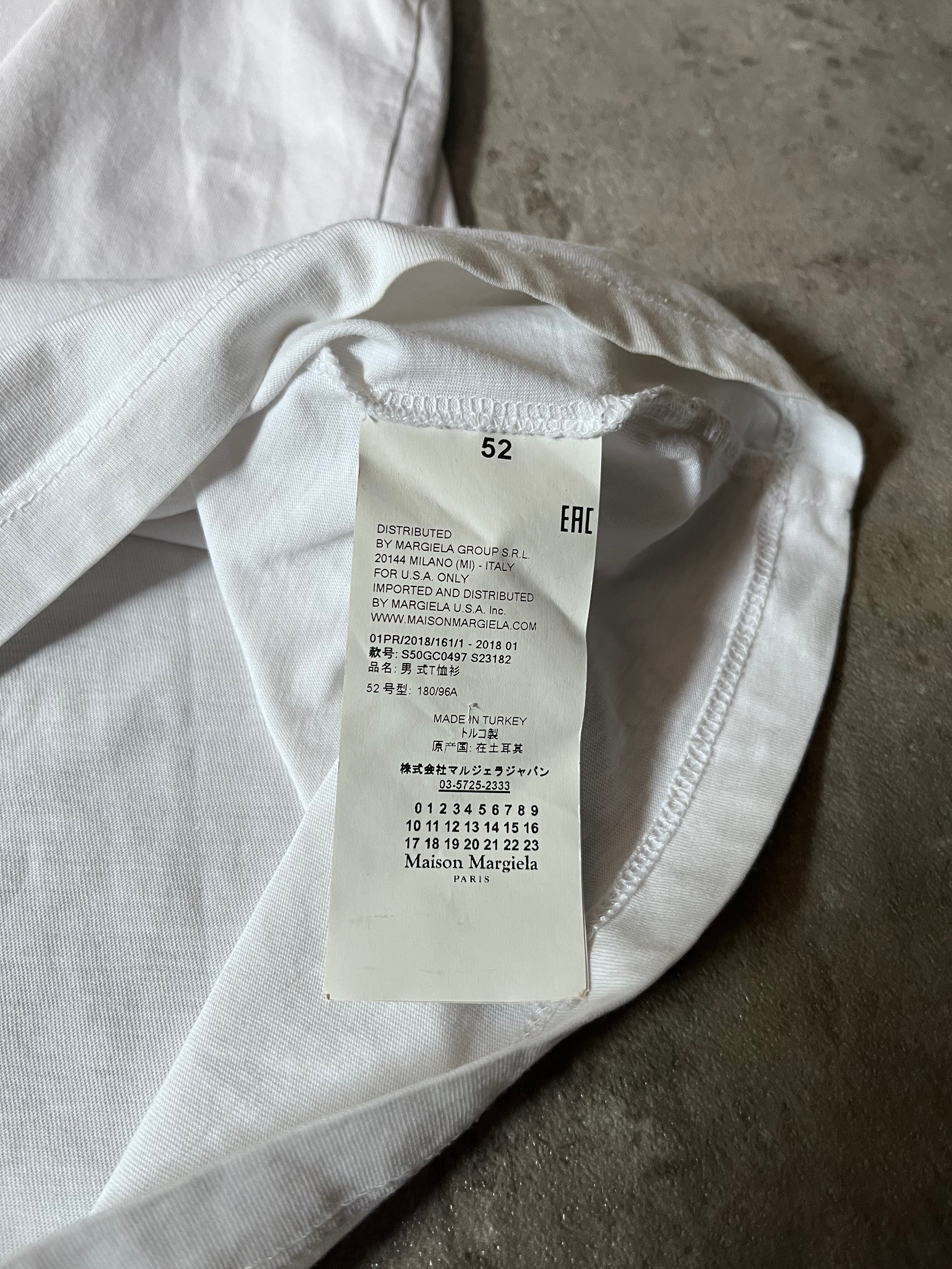 S/S 2018 Maison Margiela Emoji Suns T-shirt White Men - L