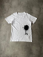 Yohji Yamamoto Line Y's Paint Stain With Logo T-shirt White Men - M