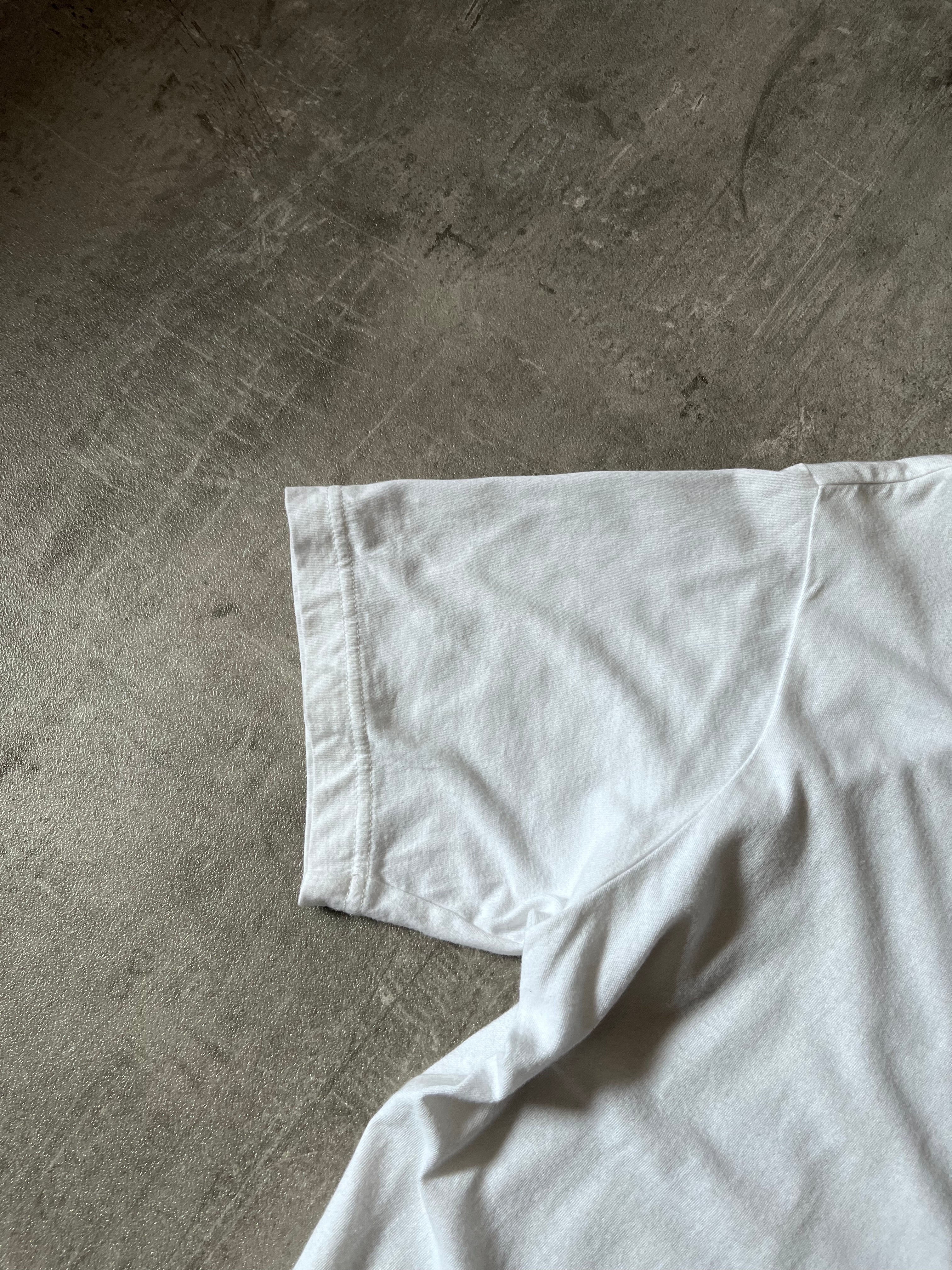 Yohji Yamamoto Line Y's Paint Stain With Logo T-shirt White Men - M