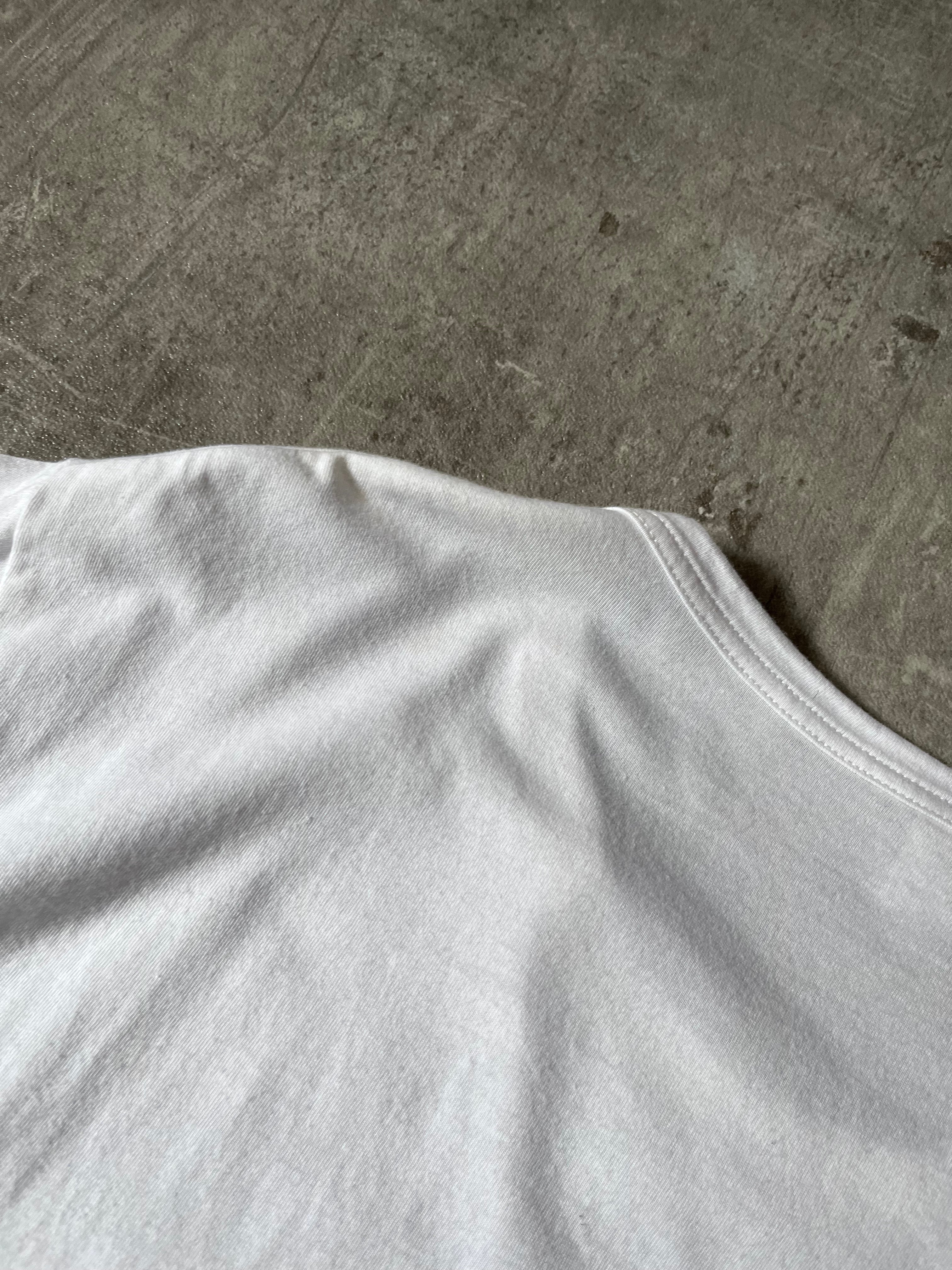 Yohji Yamamoto Line Y's Paint Stain With Logo T-shirt White Men - M