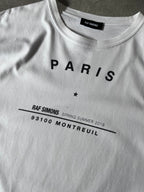 S/S 2019 Raf Simons Montreuil Paris T-shirt White Men - M