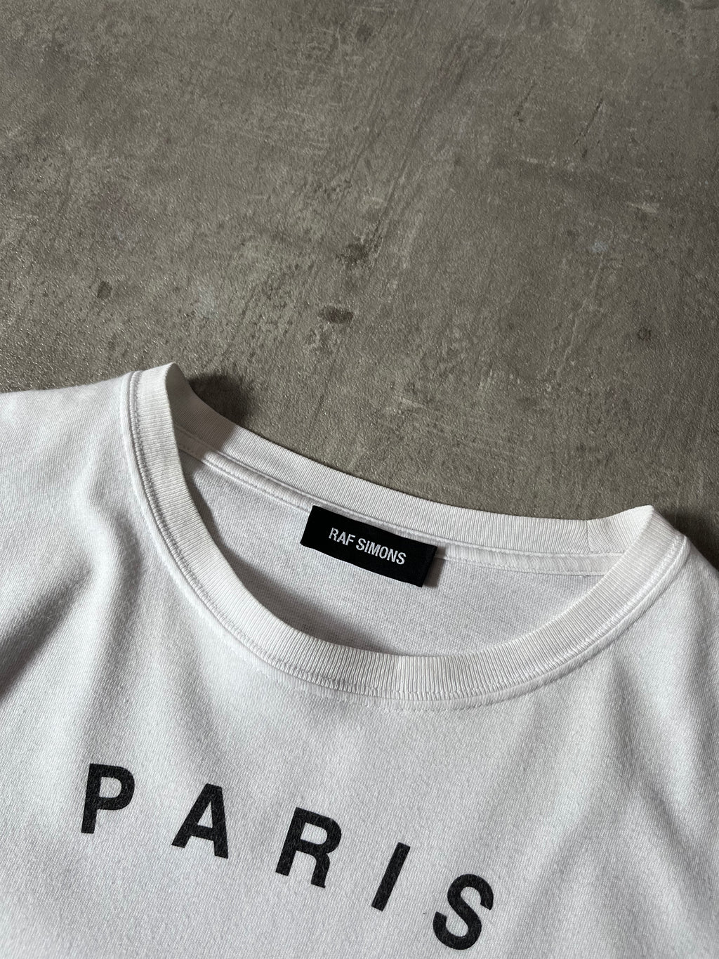 S/S 2019 Raf Simons Montreuil Paris T-shirt White Men - M