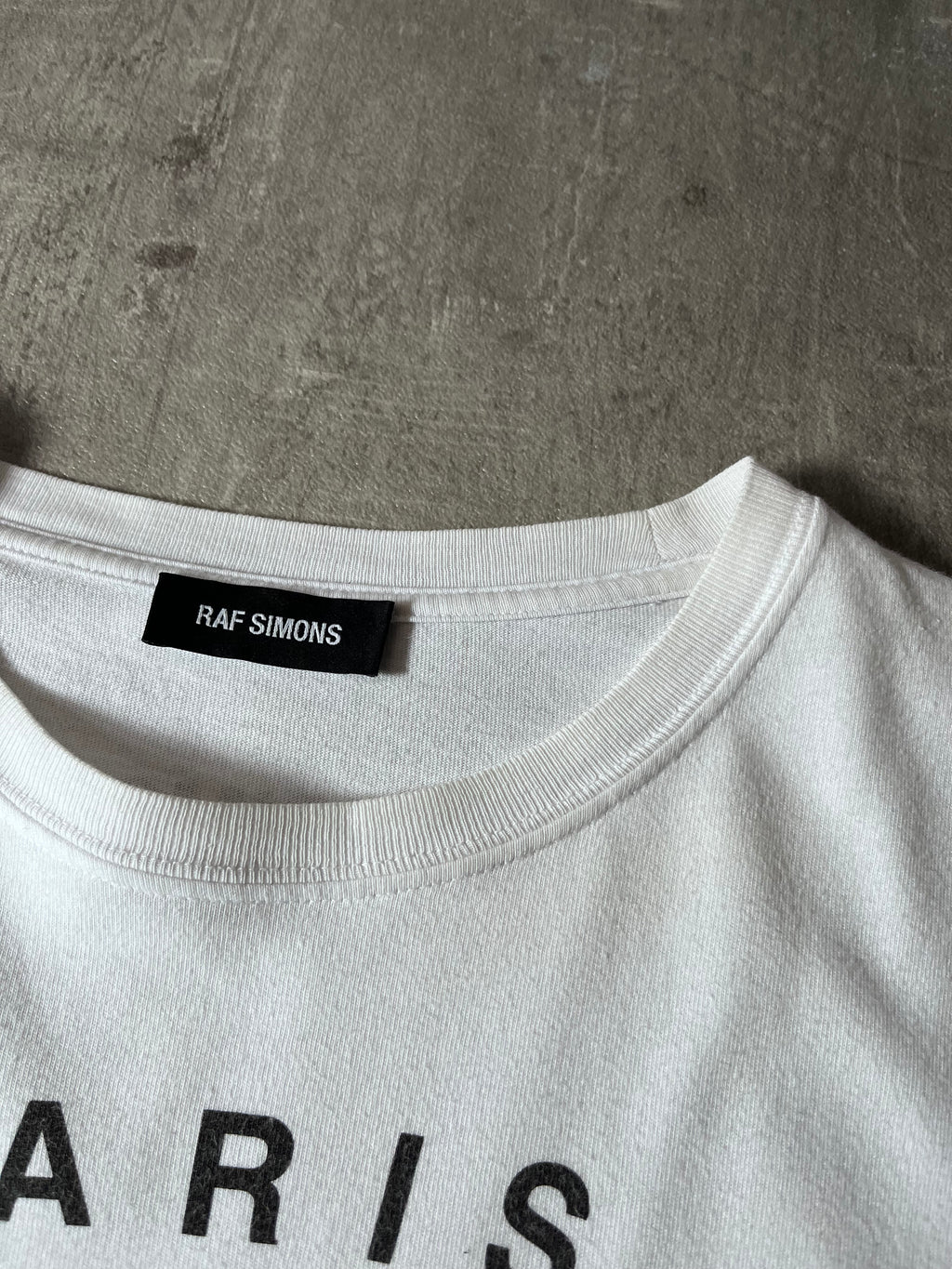 S/S 2019 Raf Simons Montreuil Paris T-shirt White Men - M