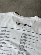 S/S 2019 Raf Simons Montreuil Paris T-shirt White Men - M