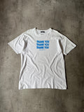 A/W 2017 Raf Simons "Thank You" T-shirt White Men - L