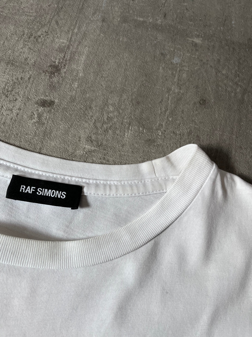 A/W 2017 Raf Simons "Thank You" T-shirt White Men - L