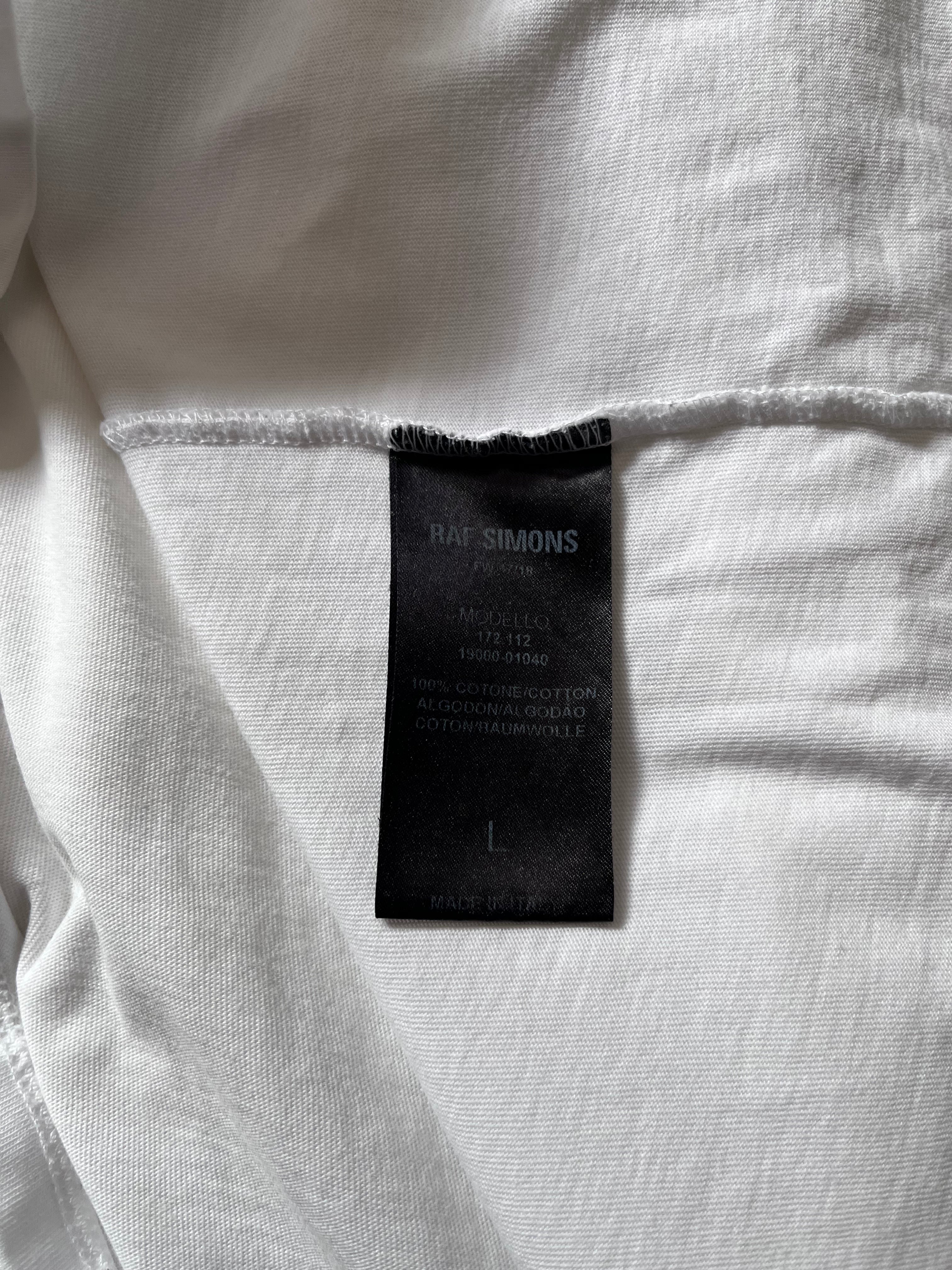 A/W 2017 Raf Simons "Thank You" T-shirt White Men - L
