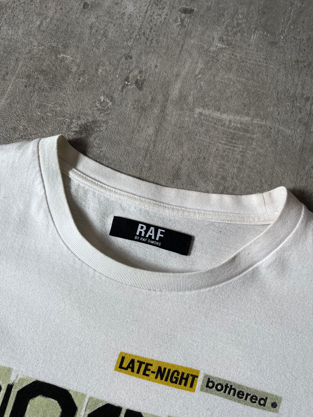 A/W 2011 Raf by Raf Simons BASS T-shirt White Men - M