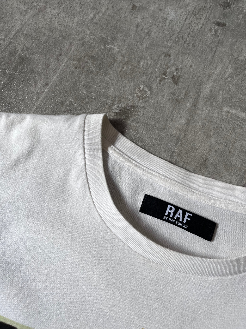 A/W 2011 Raf by Raf Simons BASS T-shirt White Men - M