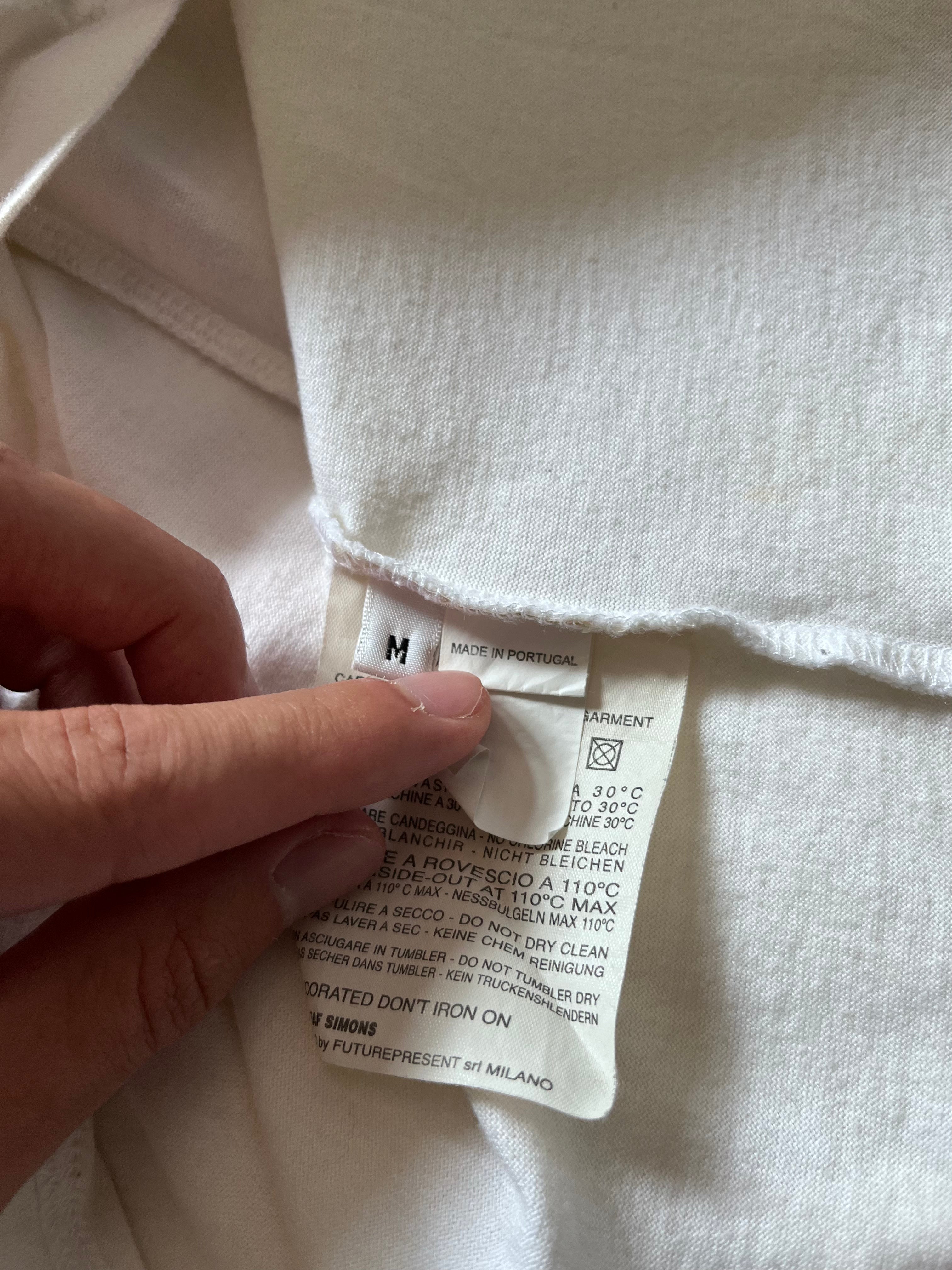 A/W 2011 Raf by Raf Simons BASS T-shirt White Men - M