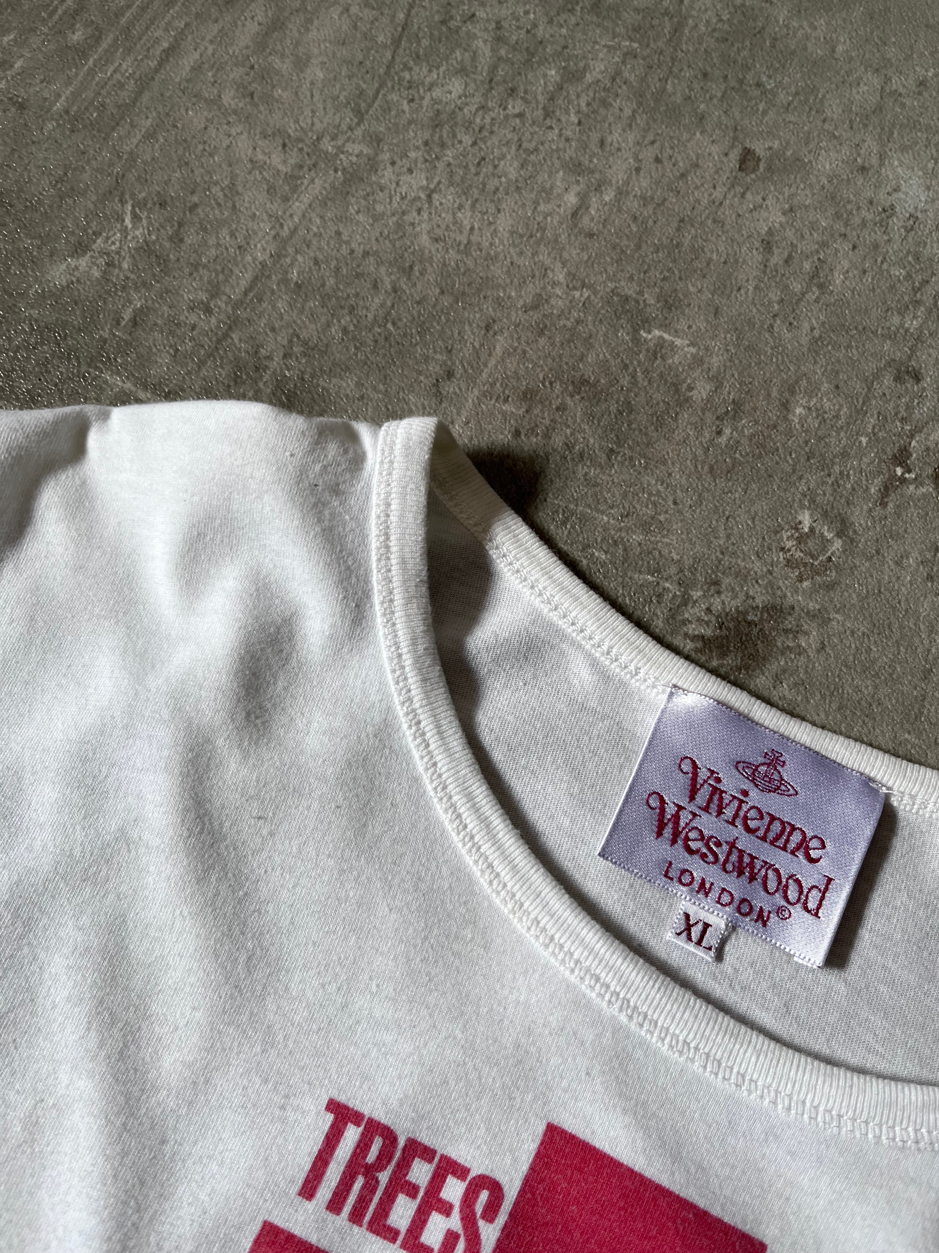 Vivienne Westwood "Trees Save Lives" T-shirt White Women - XL
