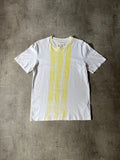A/W 2020 Maison Margiela Yellow Stripe Tie Dye T-shirt White Men - M
