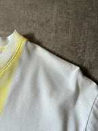 A/W 2020 Maison Margiela Yellow Stripe Tie Dye T-shirt White Men - M
