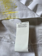 A/W 2020 Maison Margiela Yellow Stripe Tie Dye T-shirt White Men - M