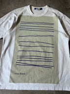 S/S 2021 Comme des Garcons Junya Watanabe Irma Blank Line T-shirt White Men - M