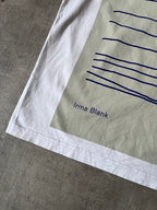 S/S 2021 Comme des Garcons Junya Watanabe Irma Blank Line T-shirt White Men - M