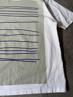 S/S 2021 Comme des Garcons Junya Watanabe Irma Blank Line T-shirt White Men - M
