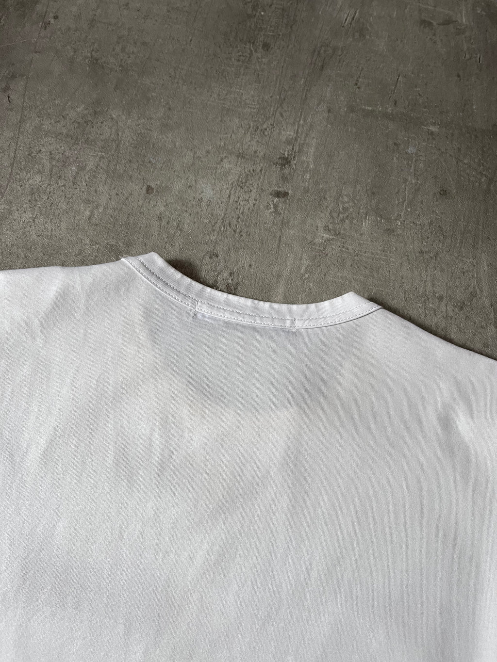 S/S 2021 Comme des Garcons Junya Watanabe Irma Blank Line T-shirt White Men - M