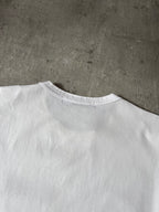S/S 2021 Comme des Garcons Junya Watanabe Irma Blank Line T-shirt White Men - M