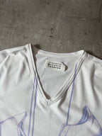 S/S 2007 Maison Margiela Trompe L'oeil GAT Print T-shirt White Men - M