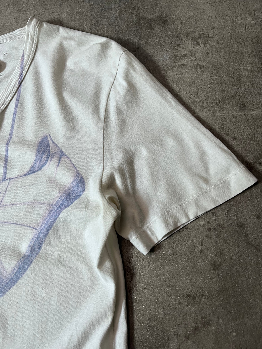 S/S 2007 Maison Margiela Trompe L'oeil GAT Print T-shirt White Men - M