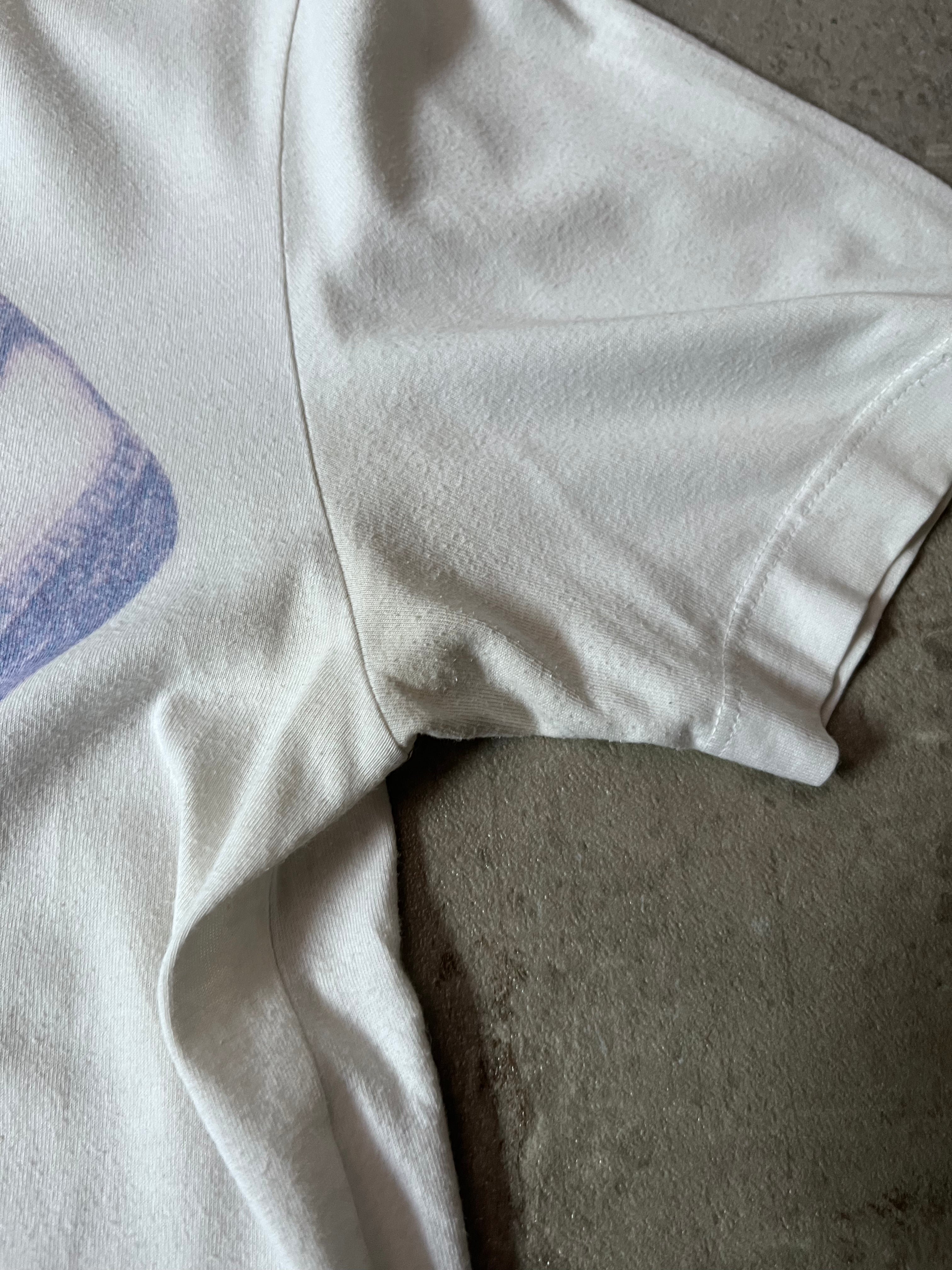 S/S 2007 Maison Margiela Trompe L'oeil GAT Print T-shirt White Men - M