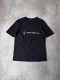 Ann Demeulemeester Handwritten Graphic T-shirt Black Men - M