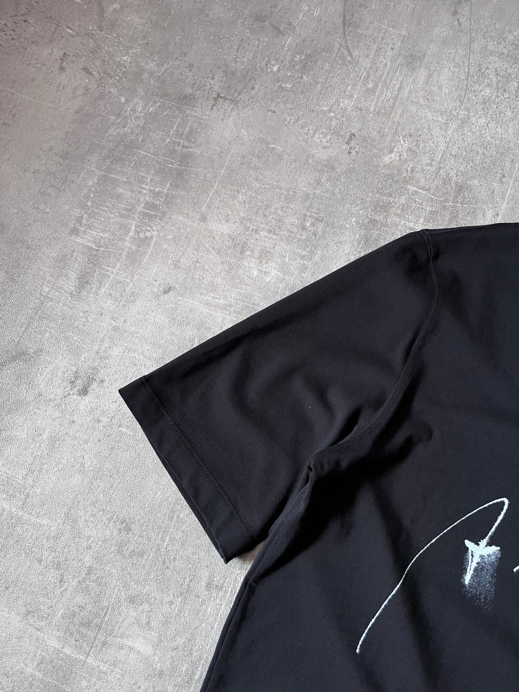 Ann Demeulemeester Handwritten Graphic T-shirt Black Men - M
