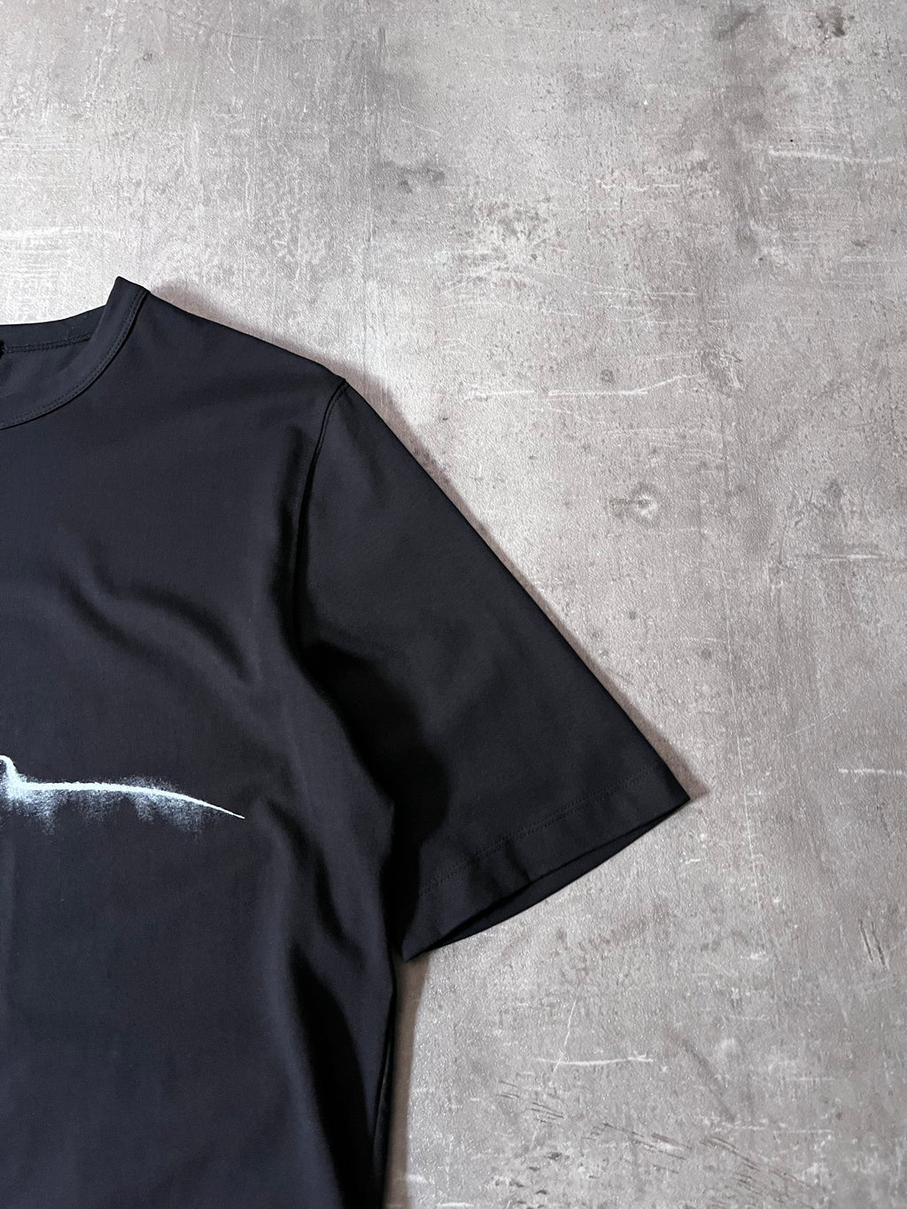 Ann Demeulemeester Handwritten Graphic T-shirt Black Men - M