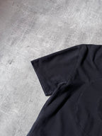 2000s Raf Simons Embroidered Small Logo T-shirt Black Men - L