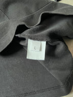 2000s Raf Simons Embroidered Small Logo T-shirt Black Men - L