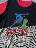 Jean Paul Gaultier 90s Vintage Graphic T-shirt Red Black Men - M