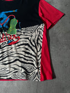 Jean Paul Gaultier 90s Vintage Graphic T-shirt Red Black Men - M