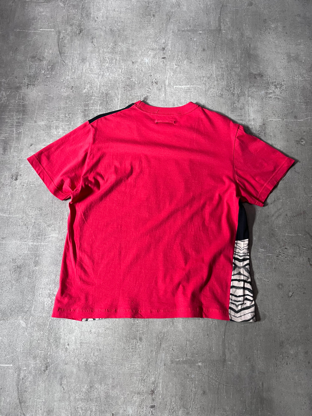 Jean Paul Gaultier 90s Vintage Graphic T-shirt Red Black Men - M