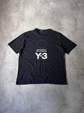 Y-3 Yohji Yamamoto x Adidas Embroidered Logo T-shirt Black Men - XL