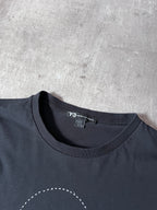 Y-3 Yohji Yamamoto x Adidas Embroidered Logo T-shirt Black Men - XL