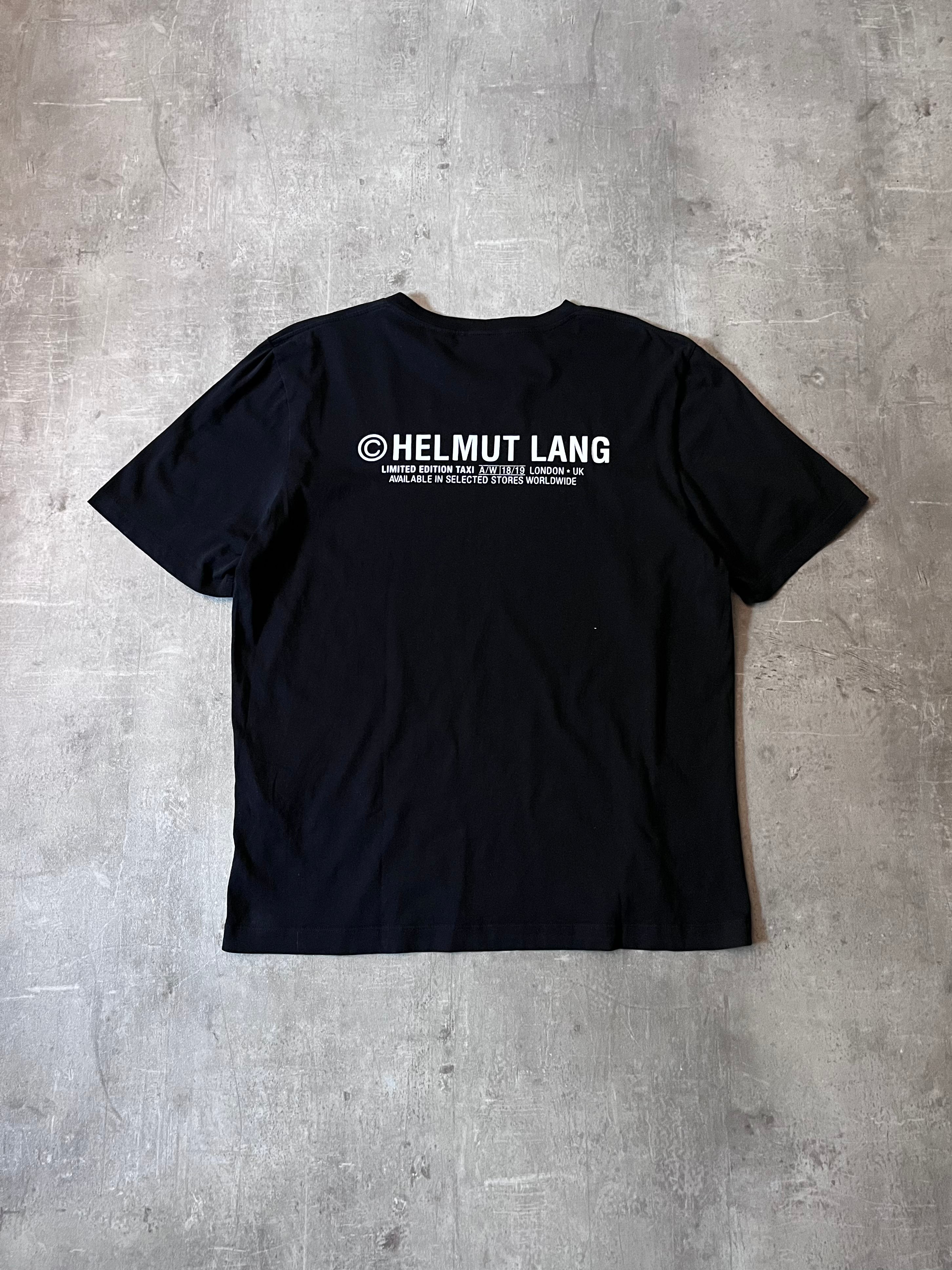 A/W 2018/19 Helmut Lang Taxi Limited Edition T-shirt Black Men - XL