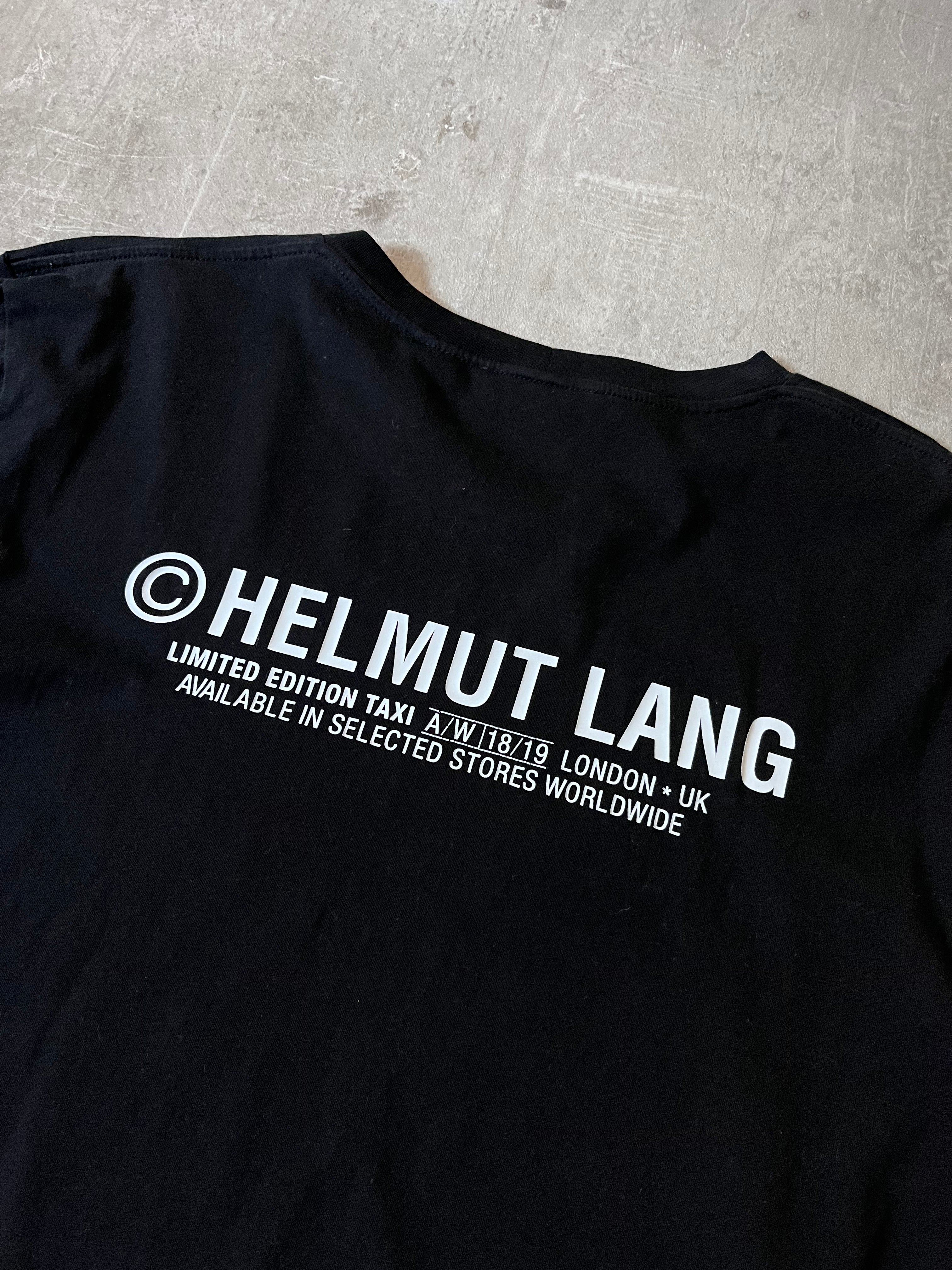 A/W 2018/19 Helmut Lang Taxi Limited Edition T-shirt Black Men - XL