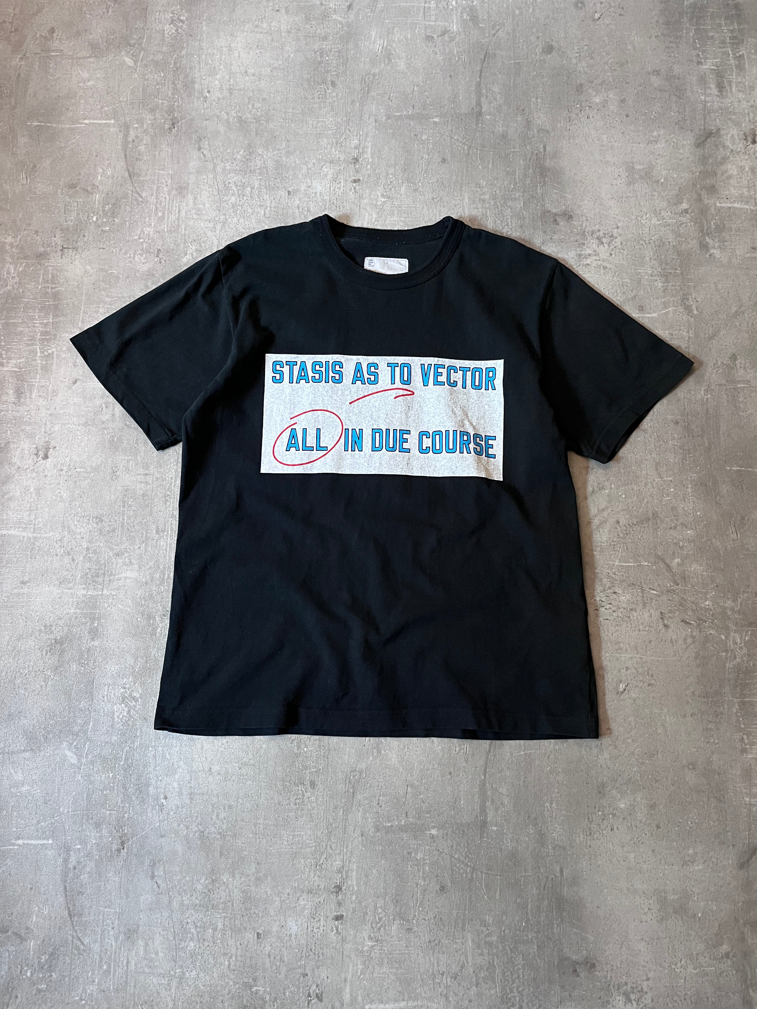S/S 2018 Sacai x Lawrence Weiner Graphic T-shirt Black Men - L